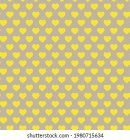 Seamless pattern with hearts. Endless romantic background for Valentine's Day. Symbols of love, relationships and romance for the holiday on February 14. Isolated. Vector illustration