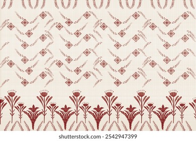 Seamless pattern with hearts field eps file