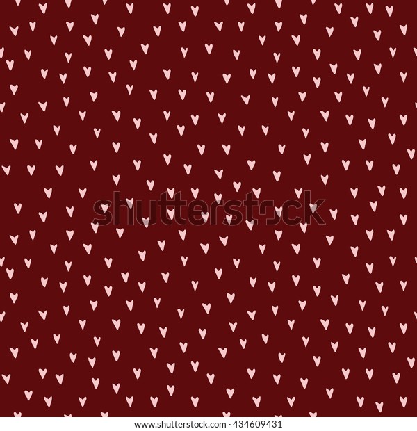 Seamless Pattern Hearts Good Design Textile Stock Vector Royalty