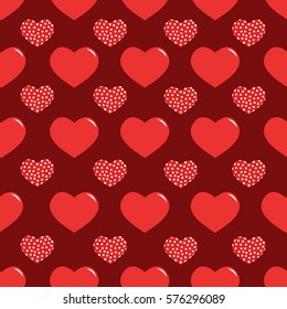 seamless pattern hearts. Love . Valentine's day