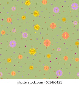 Seamless pattern of hearts. Motif for background, postcard,  icon, napkins, fabric, textile, insignia, badges, wallpaper, template, pack, paper, poster, glassware, doily. 