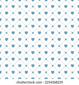 Patrón sin inconveniente con corazones, fondo romántico