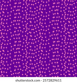 Seamless pattern with hearts. Seamless pattern with sketchy drawn cute white hearts on purple background. Perfect for textile, wallpaper, fabric, design. Vector eps 10