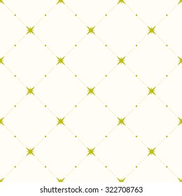 Seamless pattern with hearts and stars. Vector background.