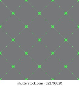 Seamless pattern with hearts and stars. Vector background.