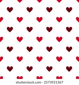 Seamless pattern with hearts, Valentine pattern 