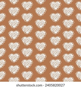 seamless pattern with hearts, Valentine Day