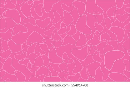 Seamless pattern of hearts for valentines.