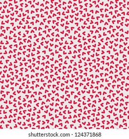 Seamless pattern with hearts. Valentines Day background