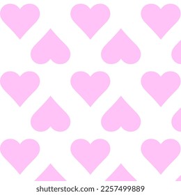 Patrón sin inconvenientes con los corazones para el Día de San Valentín 14 de febrero. Amor. Relación de amor. Utilícelo para postales, anuncios o paquetes.