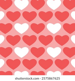 Seamless pattern with hearts. Valentine's Day background. Romance, love, relationships, wedding.