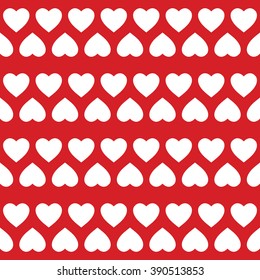 Seamless pattern with hearts Vector
