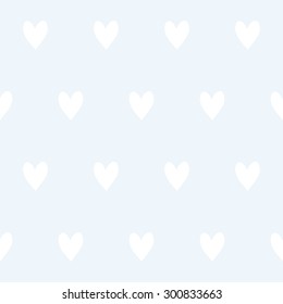 Seamless pattern with hearts, vector illustration