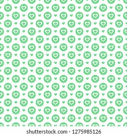 Seamless pattern with hearts. Vector repeating texture. Background for Valentine's Day. Perfect for wrapping paper or fabric.