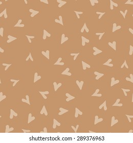 Seamless pattern with hearts. Vector repeating texture. Stylish valentines background