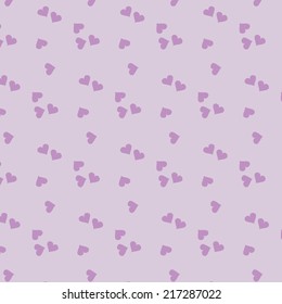 Seamless pattern with hearts.Vector illustration