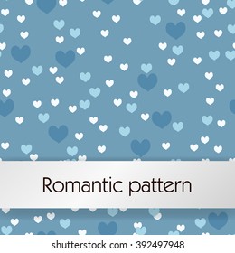 Seamless pattern with hearts.Vector illustration