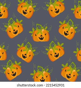 Seamless pattern with helloween perfect for wrapping paper