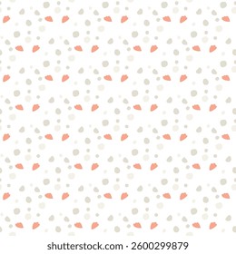 Seamless pattern with herbal elements. Floral background for surface design.