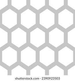 Seamless pattern with hexagon honeycomb