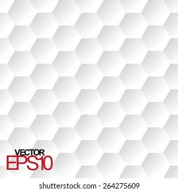 Seamless pattern of the hexagonal net modern design