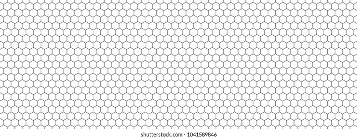 Seamless pattern of the hexagonal netting