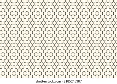 Seamless pattern of the hexagonal netting