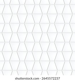 A seamless pattern of hexagonal shapes in a light color.