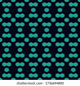 Patrón sin foco. Hexagones, figuras adornadas. Fondo de polígonos. Hexaedro, fondo de pantalla de formas. Fondo geométrico. Papel digital, diseño web, impresión textil