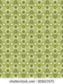 Seamless pattern with hexagons, vector illustration