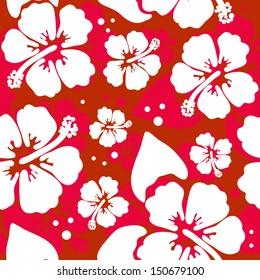 Vector Seamless Pattern Hawaiian Aloha Shirt Stock Vector (Royalty Free)  501588511