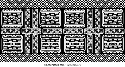 Seamless pattern. Hipster geometric print. Ethnic design wallpaper, fabric, cover, textile, rug, blanket.
