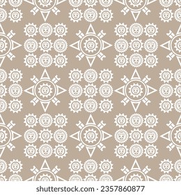 Nahtloses Muster. Hipster geometrischer Druck. Ethnische Tapete, Stoff, Deckel, Textil, Teppich, Decke.
