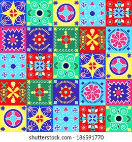 Seamless pattern  holiday cheerful bright design - Illustration