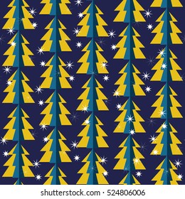 seamless pattern. holiday. christmas tree