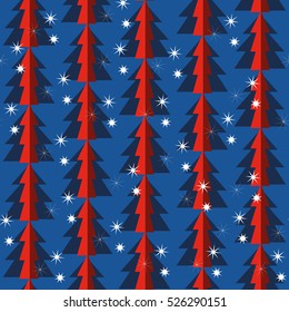seamless pattern. holiday. christmas tree
