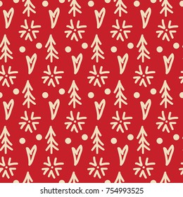 seamless pattern. holiday. christmas tree