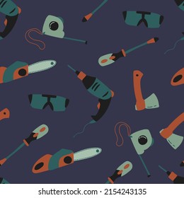 Seamless pattern for the holiday Father's Day. Digital paper.	