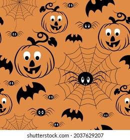 seamless pattern for the holiday halloween