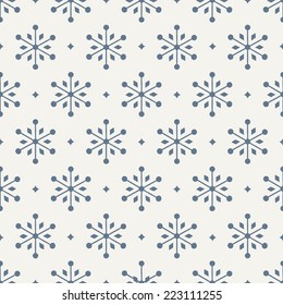 seamless pattern. holiday. snowflake