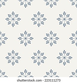 seamless pattern. holiday. snowflake