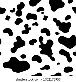 patrón transparente de piel de Holstein