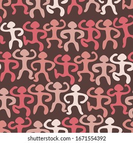 Patrón inexpresivo de siluetas homunculus. Fondo abstracto para textil, papel pintado, diseño. Plantilla de sitio web.Fondo del camuflaje.