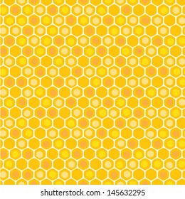 seamless pattern with honeycomb