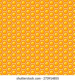 Seamless pattern with honeycomb