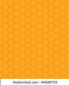 Seamless pattern in the honeycomb