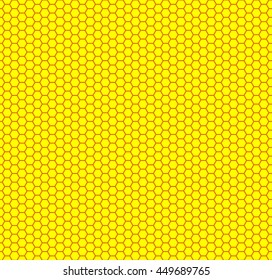 Seamless pattern in the honeycomb