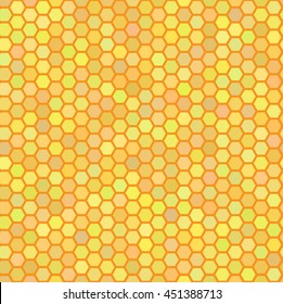 Seamless pattern in the honeycomb