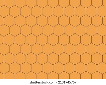 Patrón sin foco con peines de miel. Resumen del fondo del vector geométrico.