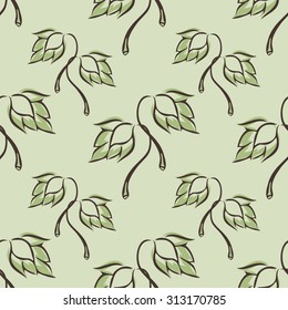 seamless pattern with hop